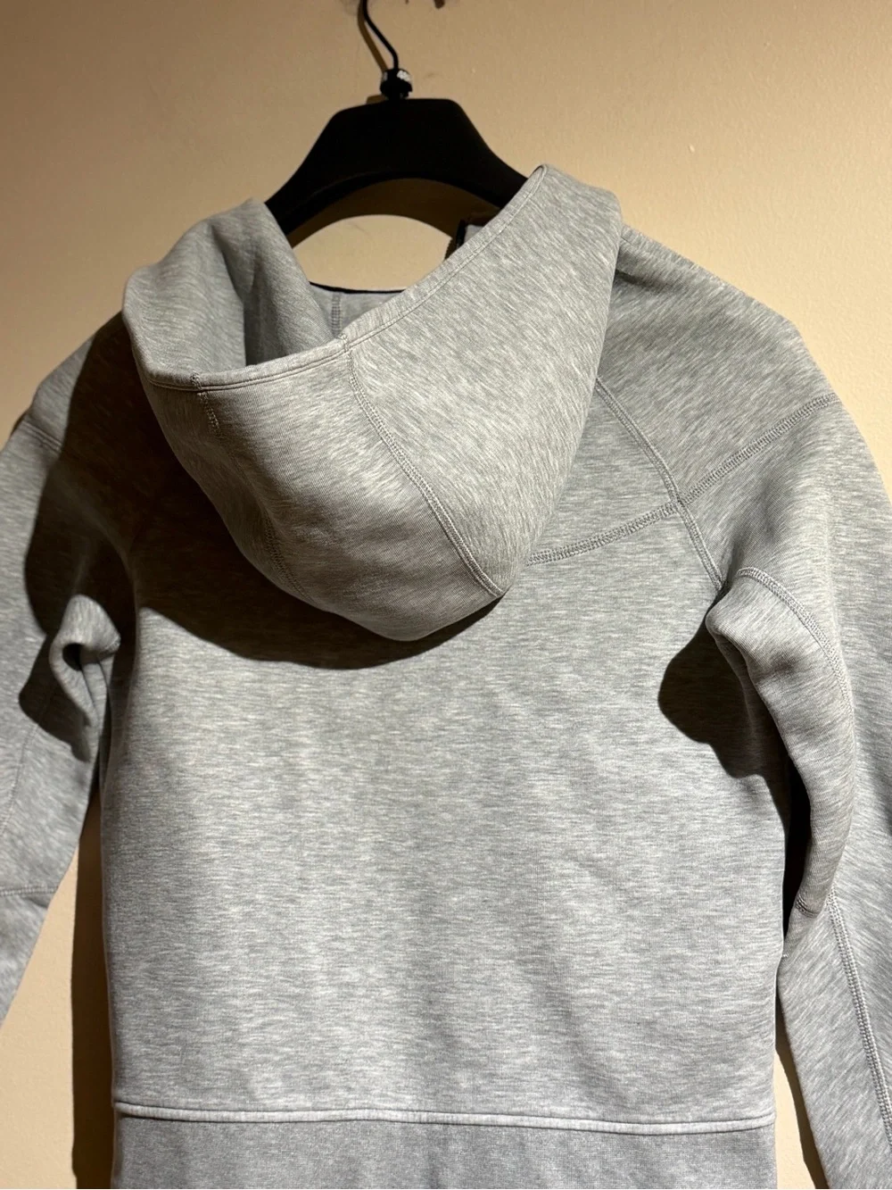 Nike Kids' Light Gray Full-Zip Hoodie Jacket